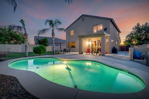 Gorgeous Resort Style Backyard in Tolleson