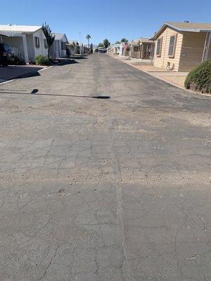 Most Cal-Am properties streets are so bad. They're dirty, old, and broken down.