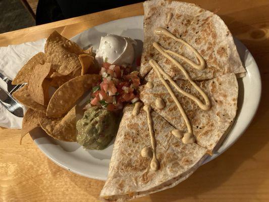 'Special' Chicken Quesadilla