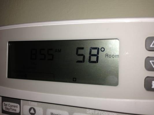 This is what you live with when your heating is in the hands of Dan Salzberg.