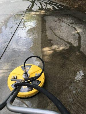 Driveway cleaning