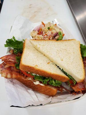 BLT with House Made Vinegar Coleslaw