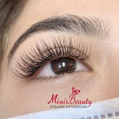 Classic real mink lashes  done by Mini Beauty Eyelash