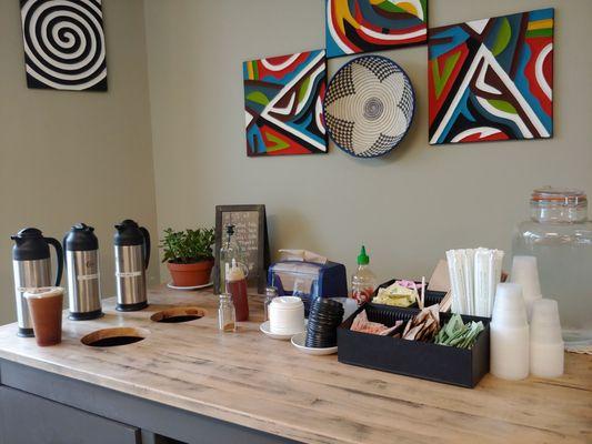 Coffee area!