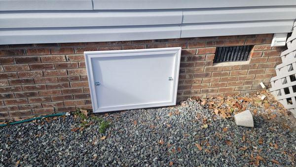 Crawl Door Install