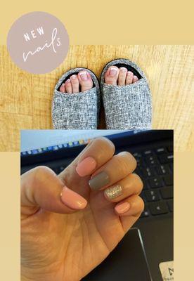 Manicure- Gel & Pedicure Regular