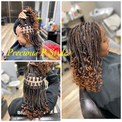 feed in box braids