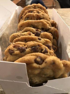 Salted-butter chocolate chip cookies (with pecans). $15/dozen