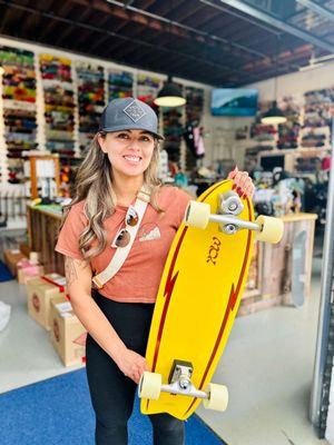 Happy Customer with their YOW Pipe Surfskate!