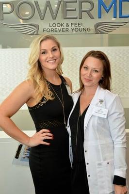 Medical Receptionist and Marketing Coordinator, Kristin Barbaryka and Medical Assistant Janet Kindel