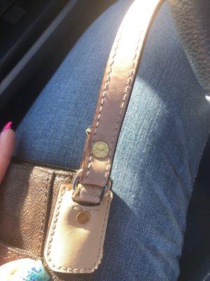 Fixed broken strap on my Michael Korda purse. Very happy with the overall service.