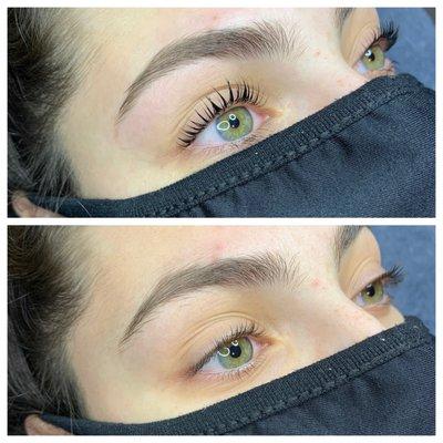 Lash Lift & Tint with Eyebrow wax by Christine