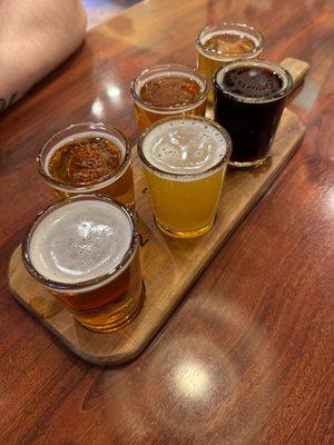 flight of beer