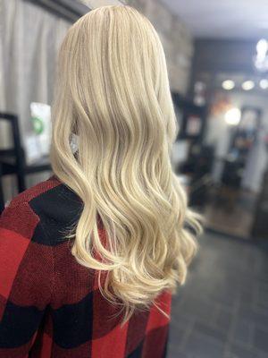 Golden white blonde