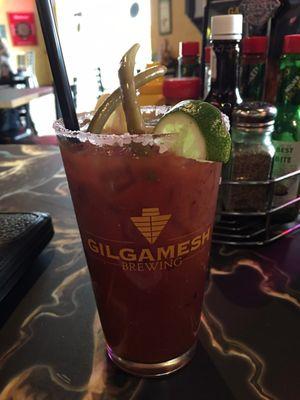 The amazing spicy Bloody Mary