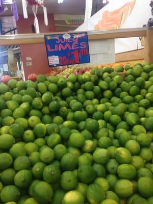 Great prices for limes!! The grocery store close by was selling them for about 50¢ EACH!!!  These limes were very juicy too!