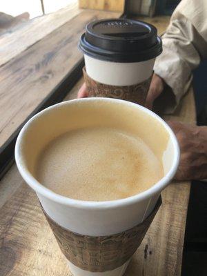 Oat milk lattes