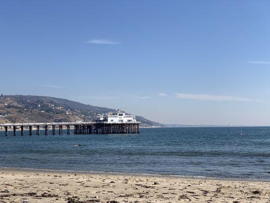 View of Malibu pier