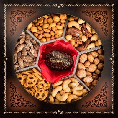 Nuts Gift Basket (Happy Holiday)