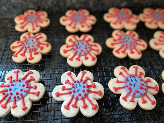 Covid-19 sugar cookies - Sucre baking company, best bakery in Indianapolis