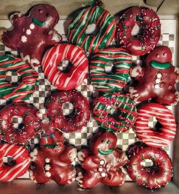 Christmas donuts