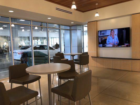 Oh, I forgot they have two large screens on the car sales side.