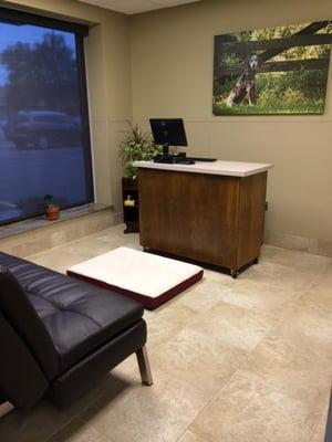 Our larger exam room keeps our patients comfortable while visiting us.