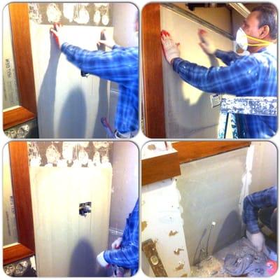 Bathroom Remodel - New Drywall Installation