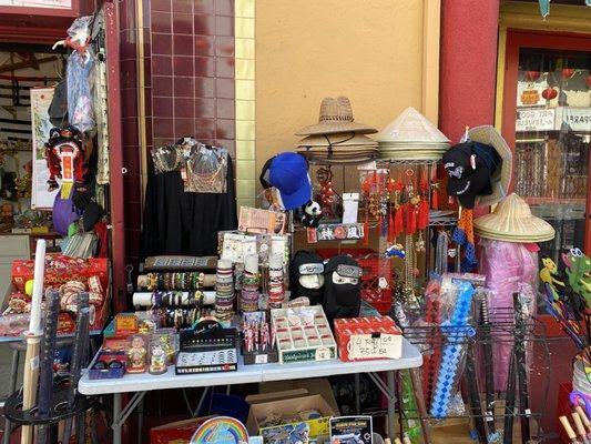 Jewelry. Chinese horoscope necklace. Hats. Good luck charms.