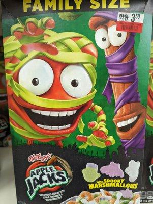 Extremely outdated and overpriced seasonal breakfast cereal