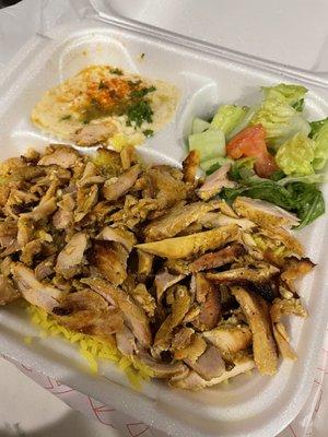 22. Chicken Shawarma Plate