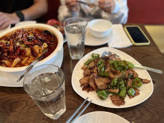 Minced Pork and Pepper in Black Bean Sauce