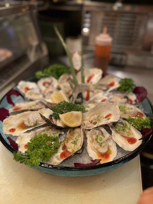 Oyster delight platter