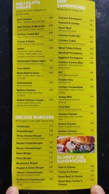 Menu Inside