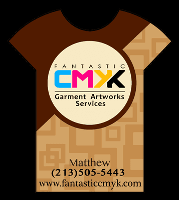 FANTASTIC CMYK Garment Artworks Services