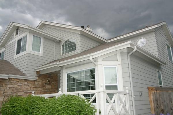 Beautiful new window installation, including a bay window with the grid options!