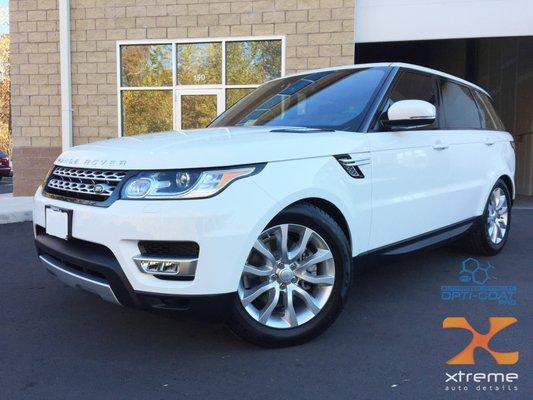 2016 Range Rover Sport straight to our shop from the dealer for a Protection Package with Opti-Coat Pro  Interior with Opti-Guard Leather