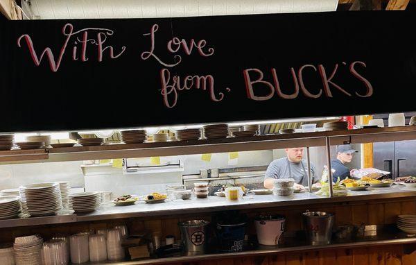 Busy kitchen