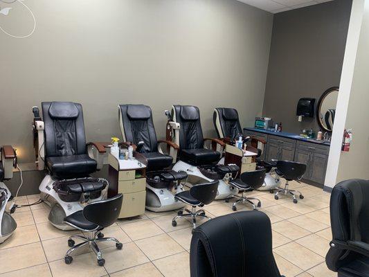 Pedicure section