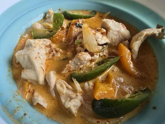 Red curry chicken (special)