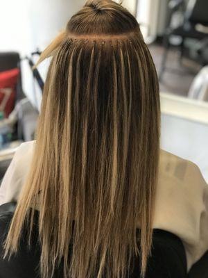 Microlink hairextensions application