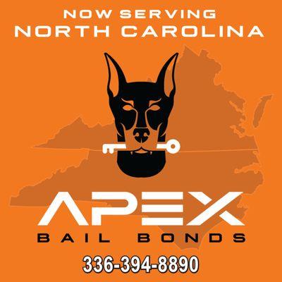 Now Serving NC!!! Apex Bail Bonds is licensed to post bail in Yanceyville, Caswell County, Wentworth, Rockingham County and any jail in NC!