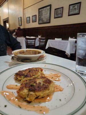 Maryland Crab Cakes and Gumbo.