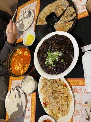 Scallion Pancake Jajangmyun Vegetable Fried Rice Soft Tofu Soup