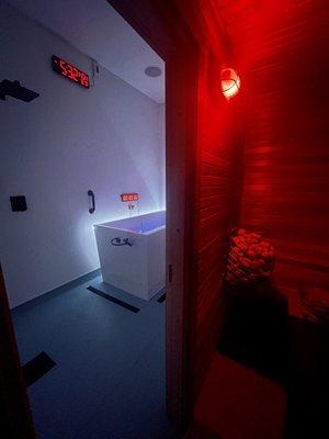 Cold Plunge + Sauna (Fire & Ice Room)