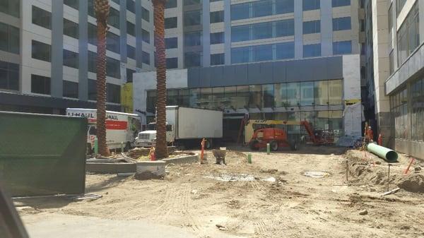 Delivering cabinets to Residence Inn Marriott