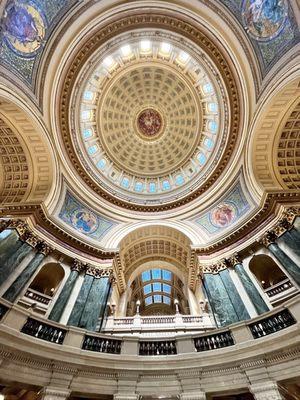 the ceiling inside -- gorgeous!