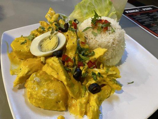 Ahi Aji de gallina--a must try!