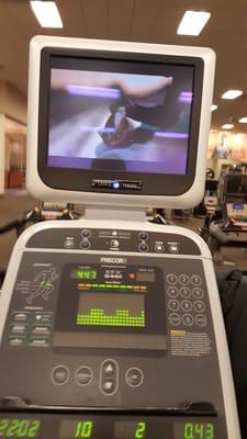 I love when my elliptical has a TV!