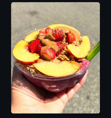 Pirate's cove bowl Added almond butter